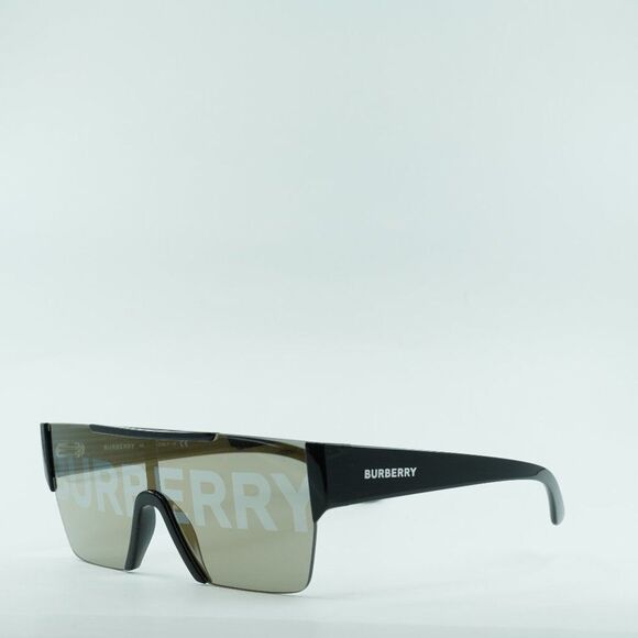 💯 NEW BURBERRY BE4291 3001/G BLACK GREY TAMP BURBERRY SILVER/GOLD SUNGLASSES - Picture 1 of 11